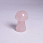 ROSE QUARTZ MUSHROOM CRYSTAL CARVING P