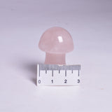 ROSE QUARTZ MUSHROOM CRYSTAL CARVING P08