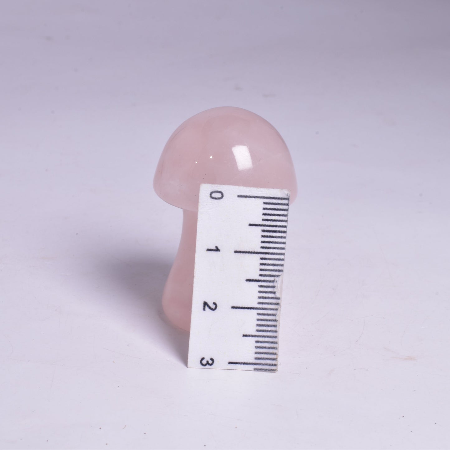 ROSE QUARTZ MUSHROOM CRYSTAL CARVING P