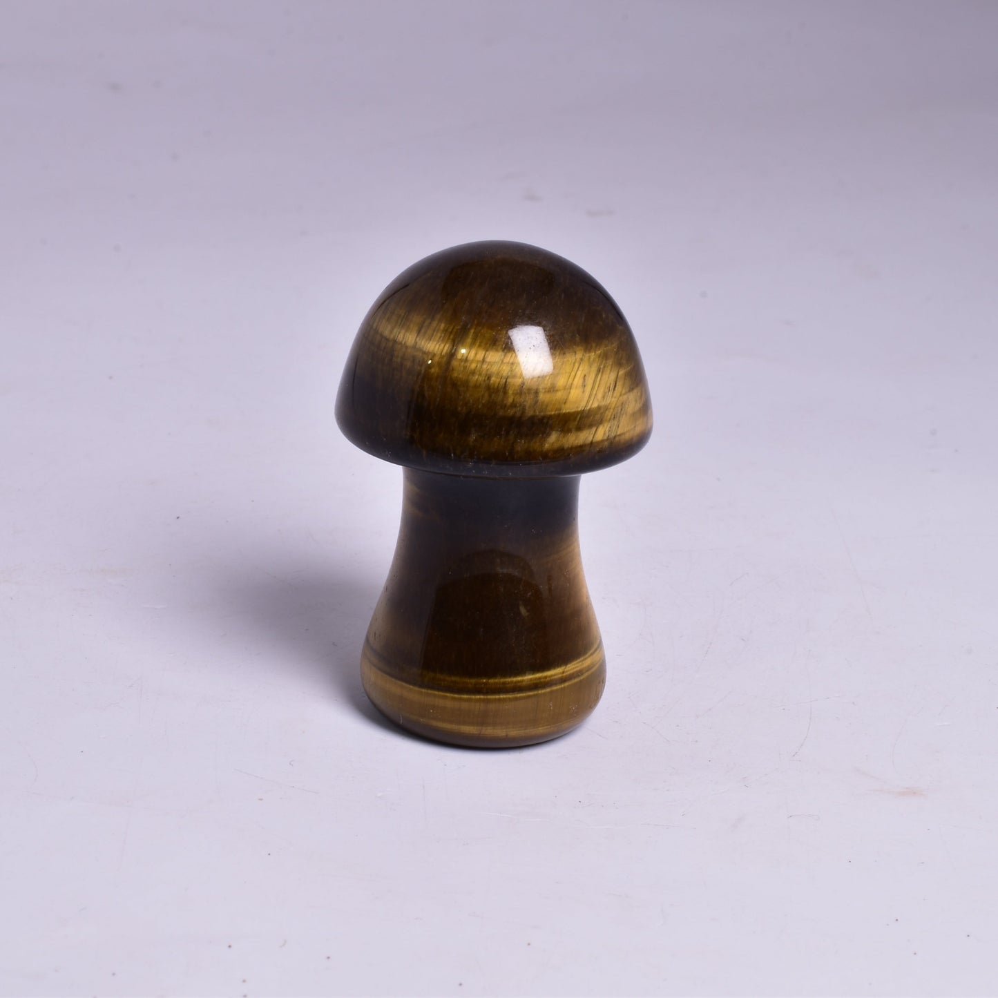 TIGER EYE MUSHROOM CRYSTAL CARVING P03