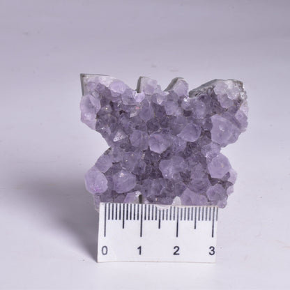 AMETHYST CRYSTAL BUTTERFLY CLUSTER, FROM BRAZIL P85