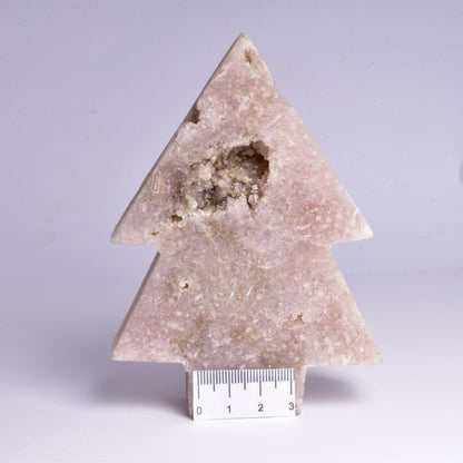 PINK AMETHYST TREE CARVING P289