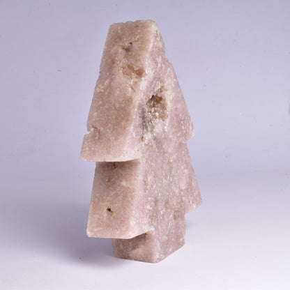 PINK AMETHYST TREE CARVING P289