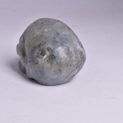 MOONSTONE CRYSTAL CARVED SKULL P09