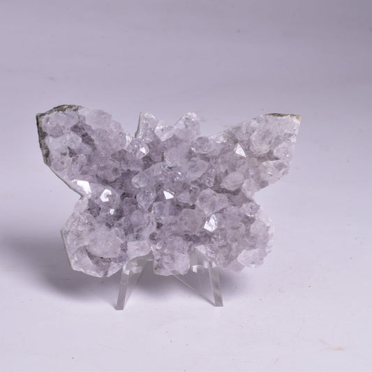 AMETHYST CRYSTAL BUTTERFLY CLUSTER, FROM BRAZIL P87