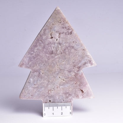 PINK AMETHYST TREE CARVING P293