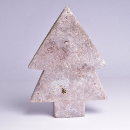 PINK AMETHYST TREE CARVING P293
