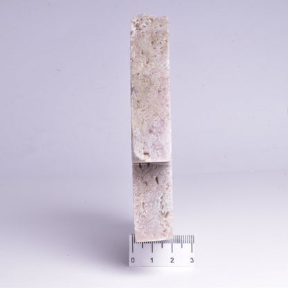 PINK AMETHYST TREE CARVING P293
