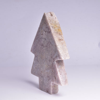 PINK AMETHYST TREE CARVING P293