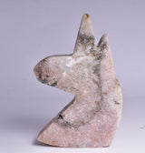 PINK AMETHYST UNICORN CARVING P288