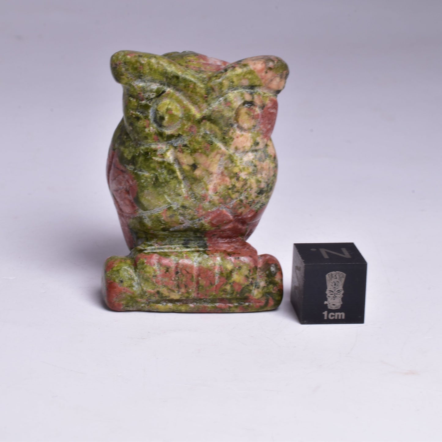 UNAKITE CRYSTAL CARVED OWL P21