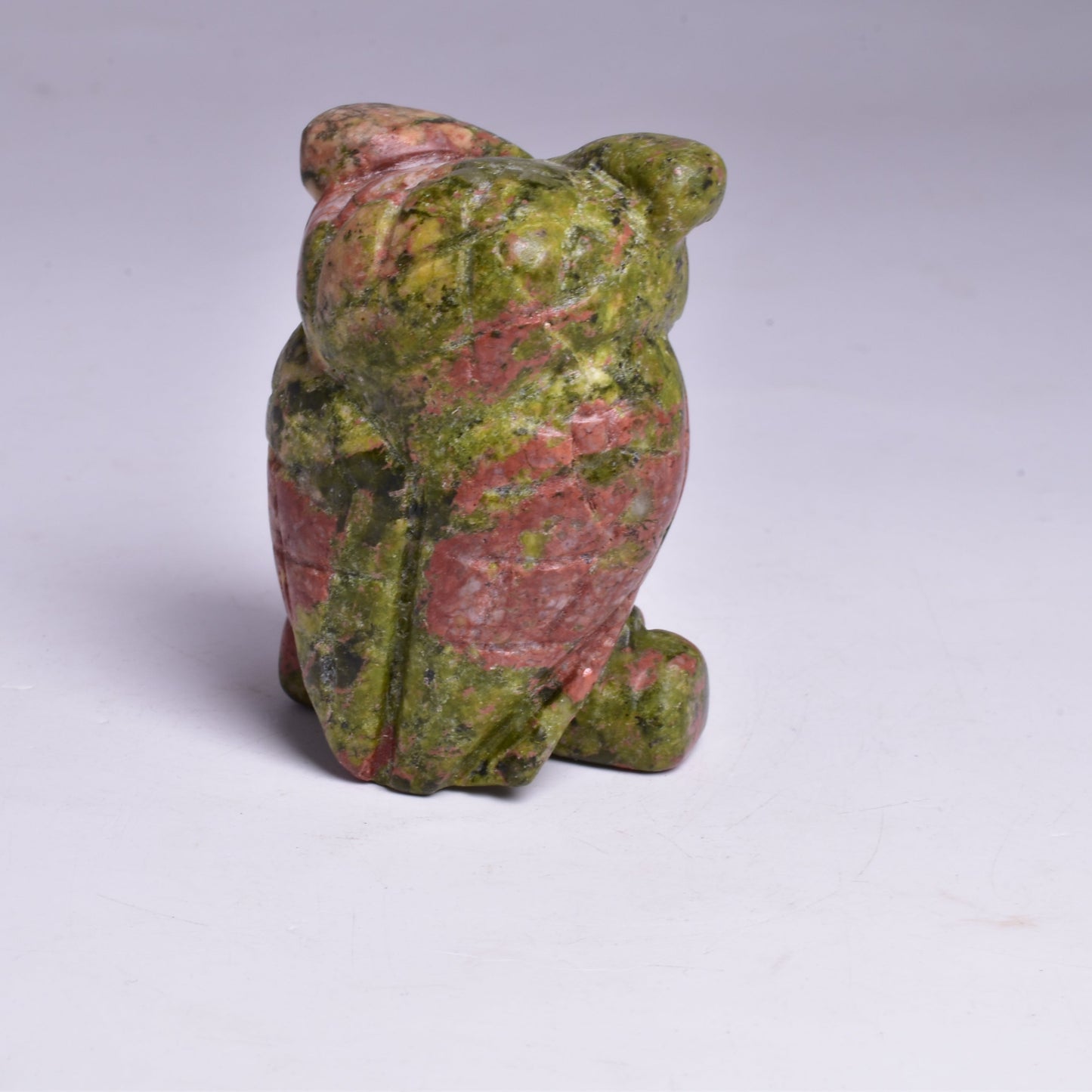 UNAKITE CRYSTAL CARVED OWL P21
