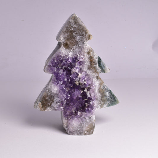 AMETHYST TREE CLUSTER CARVING, FROM BRAZIL P276