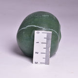 GREEN AVENTURINE CRYSTAL CARVED SKULL P12