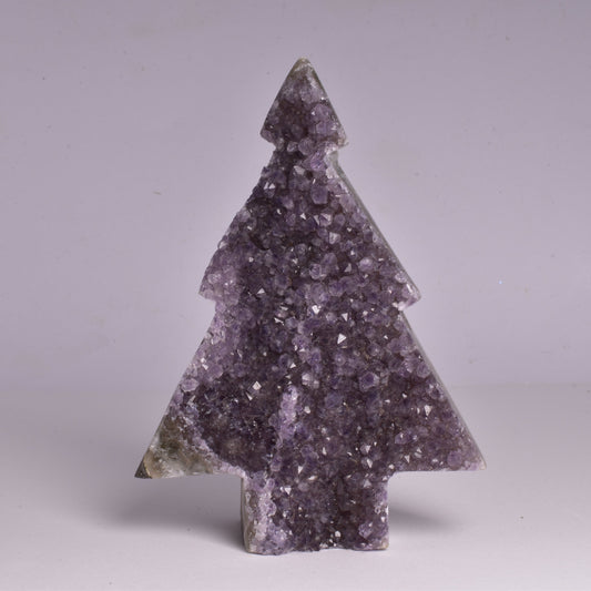 AMETHYST TREE CLUSTER CARVING, FROM BRAZIL P676