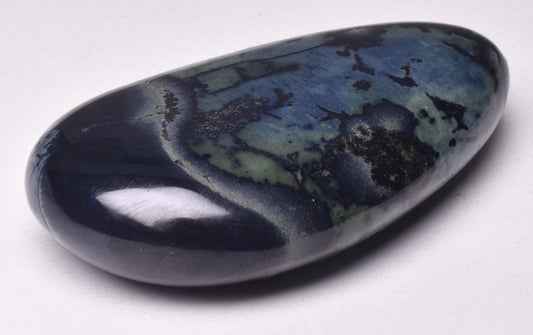 VIVIANITE POLISHED FREEFORM TUMBLE, VICTORIA, AUSTRALIA P916