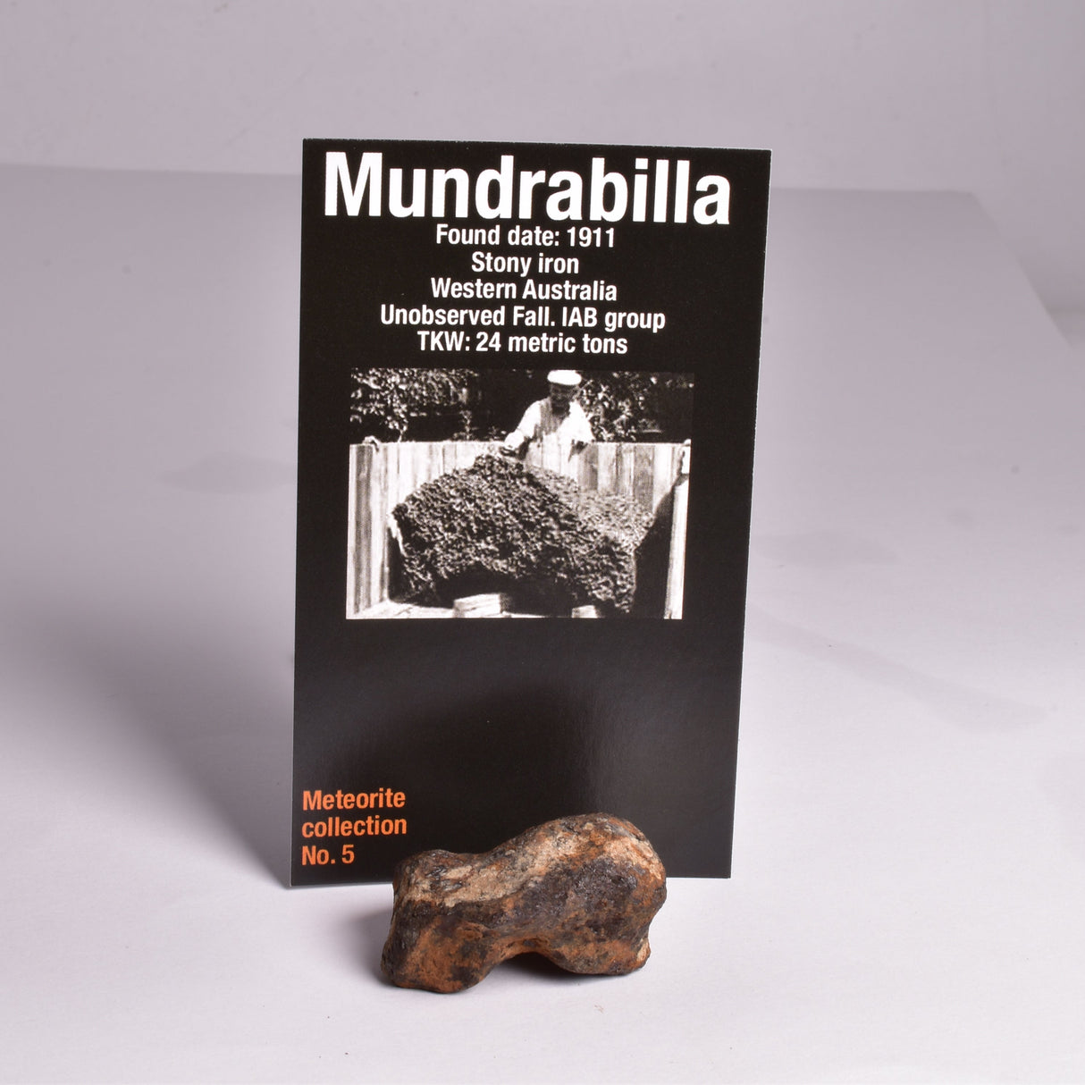 MUNDRABILLA IRON METEORITE, Western Australia MT48