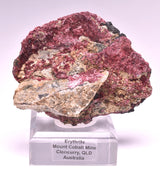 ERYTHRITE NATURAL FORM ON STAND MINERAL, CLONCURRY, AUSTRALIA M124