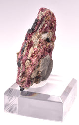 ERYTHRITE NATURAL FORM ON STAND MINERAL, CLONCURRY, AUSTRALIA M124