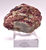 ERYTHRITE NATURAL FORM ON STAND MINERAL, CLONCURRY, AUSTRALIA M124