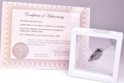 SIKHOTE-ALIN IRON COARSE METEORITE, FELL 1947, SIBERIA USSR MT150