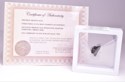 SIKHOTE-ALIN IRON COARSE METEORITE, FELL 1947, SIBERIA USSR MT154