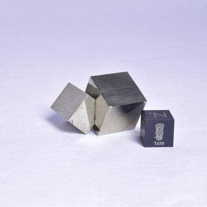 PYRITE CUBE CLUSTER, LA RIOJA, SPAIN M30