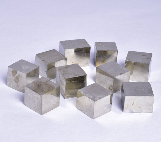 10 x PYRITE CUBES, LA RIOJA, SPAIN M92