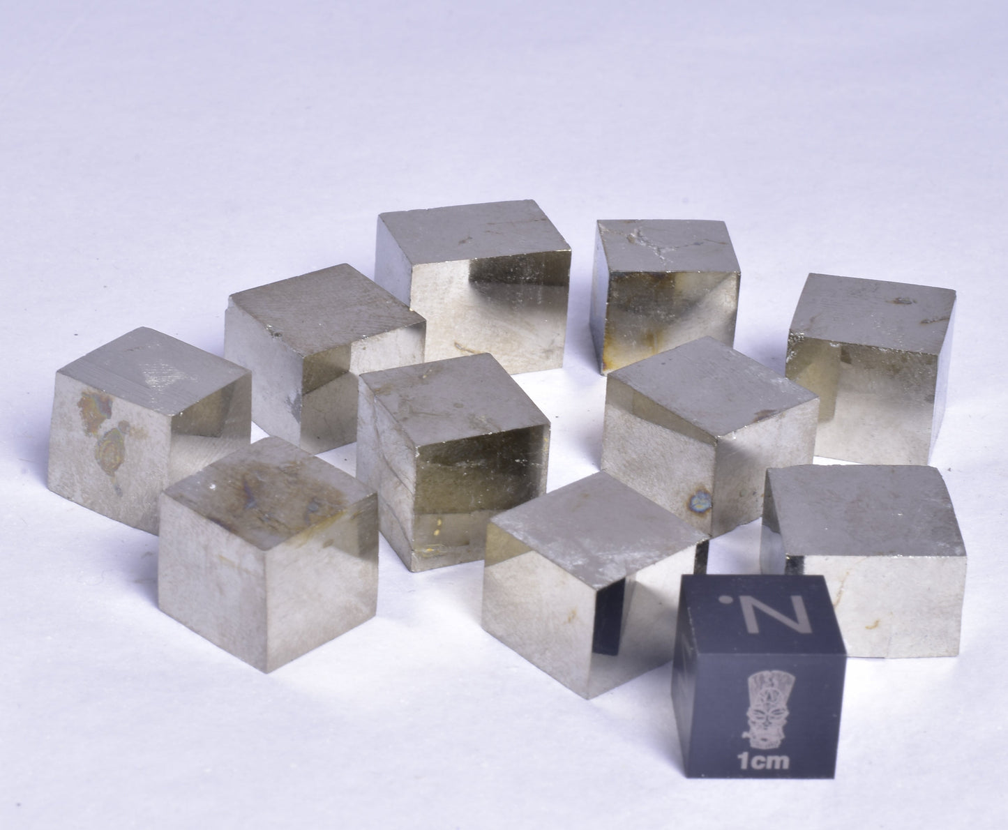 10 x PYRITE CUBES, LA RIOJA, SPAIN M92