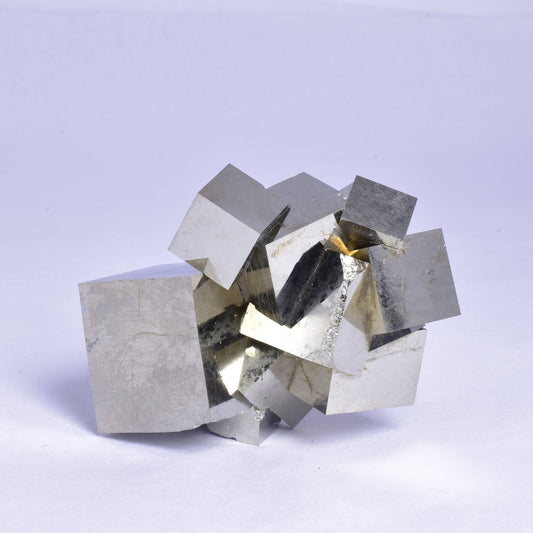 PYRITE CUBE CLUSTER, LA RIOJA, SPAIN M93