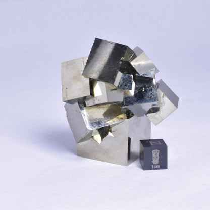 PYRITE CUBE CLUSTER, LA RIOJA, SPAIN M93