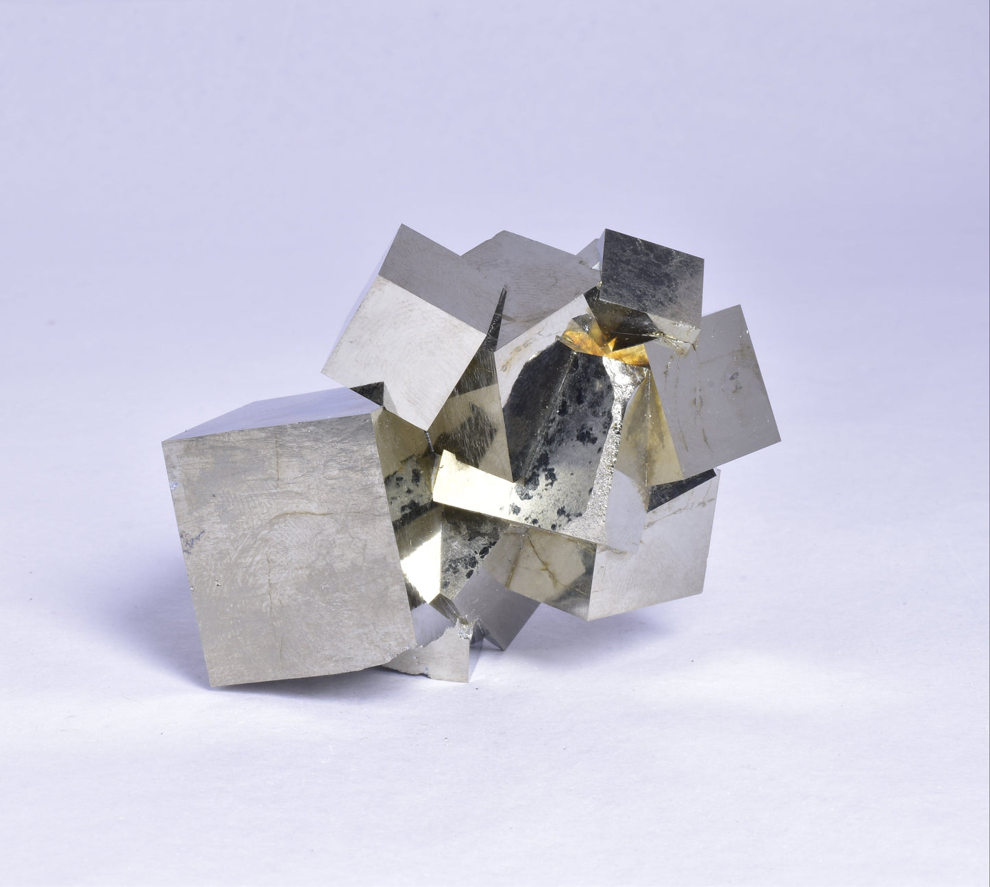 PYRITE CUBE CLUSTER, LA RIOJA, SPAIN M93