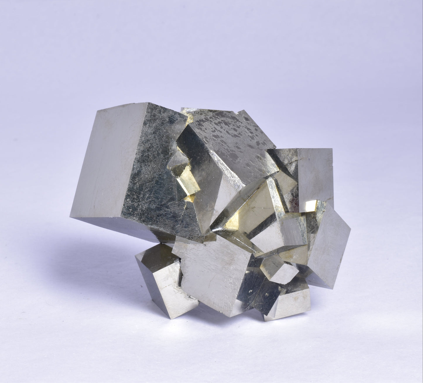PYRITE CUBE CLUSTER, LA RIOJA, SPAIN M93