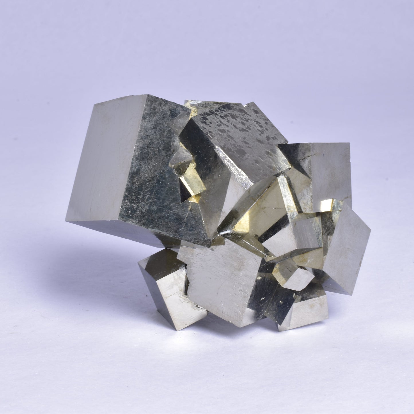 PYRITE CUBE CLUSTER, LA RIOJA, SPAIN M93