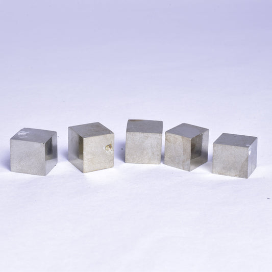 5 x PYRITE CUBES, LA RIOJA, SPAIN M94