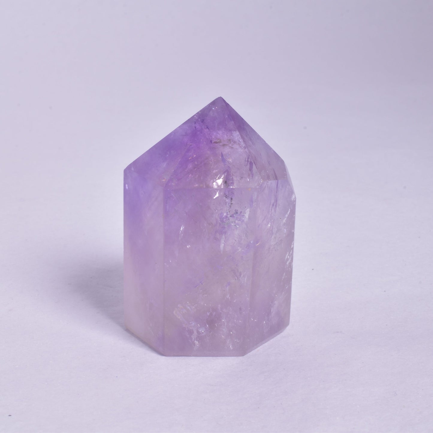 AMETHYST CRYSTAL POINT 6 SIDED P57