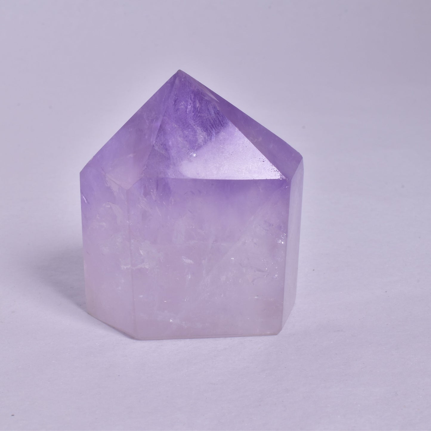 AMETHYST CRYSTAL POINT 6 SIDED P46