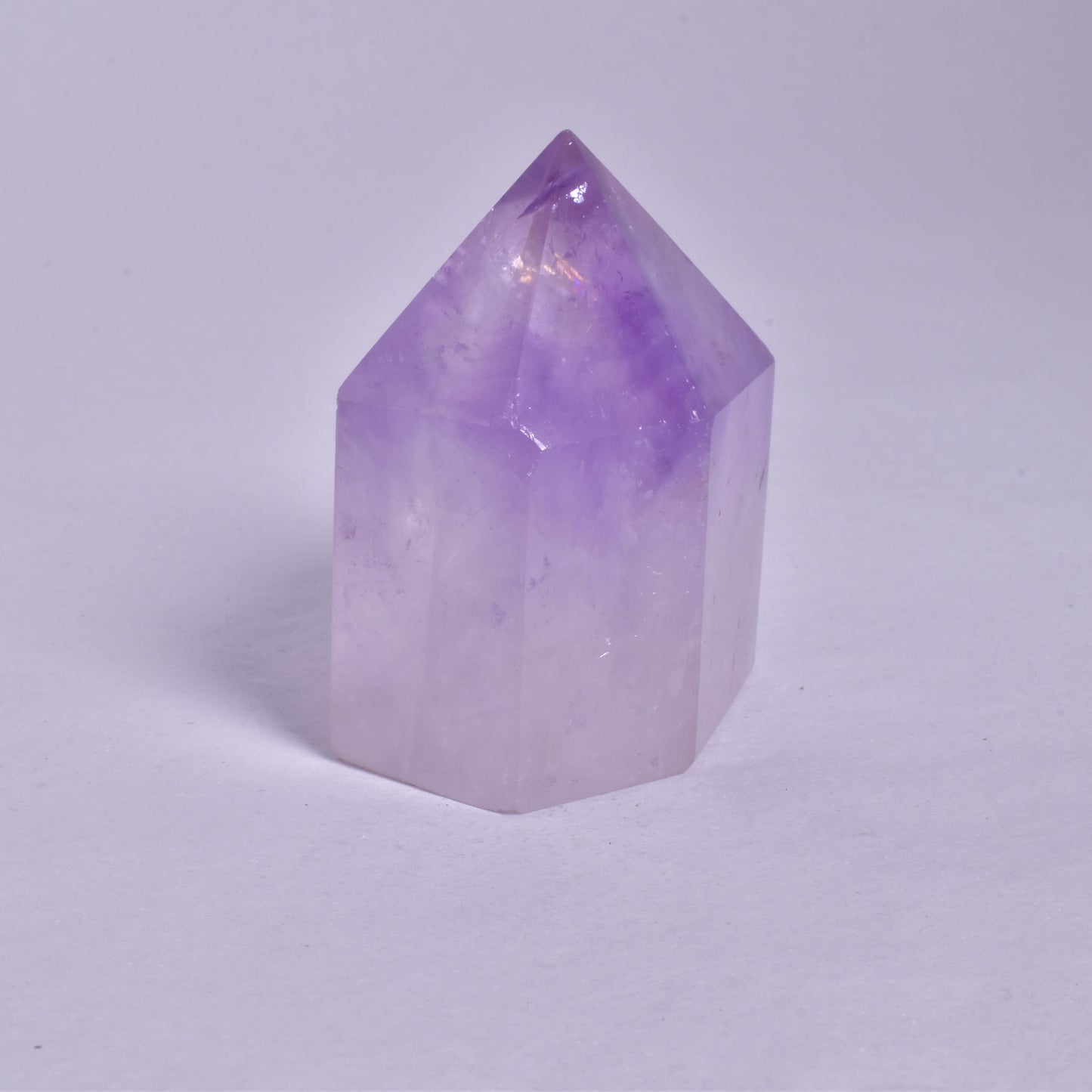 AMETHYST CRYSTAL POINT 6 SIDED P46