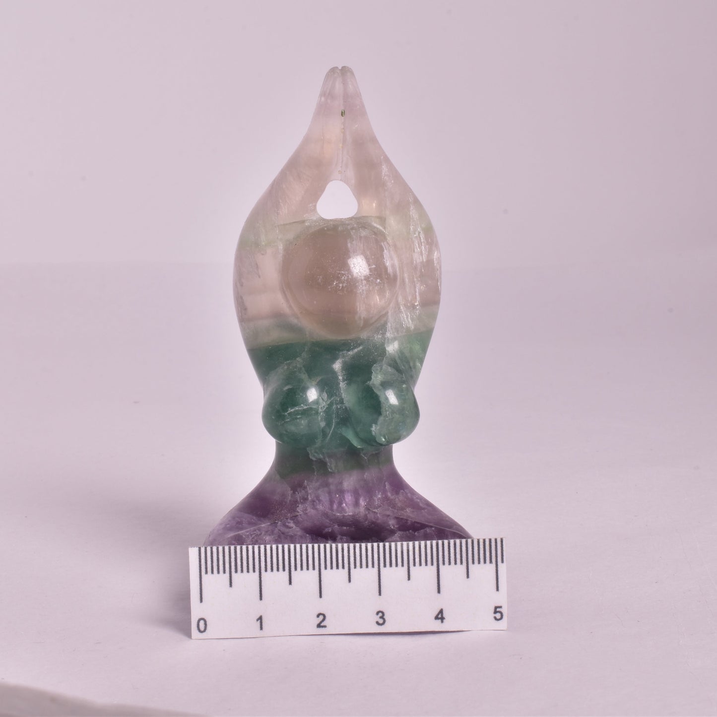 FLUORITE FEMALE YOGA POSE P114