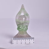 FLUORITE FEMALE YOGA POSE P116
