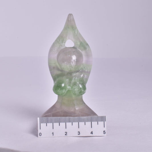 FLUORITE FEMALE YOGA POSE P116