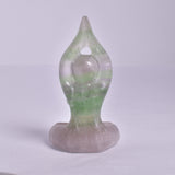 FLUORITE FEMALE YOGA POSE P116