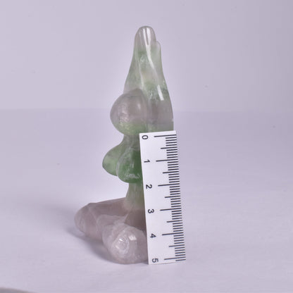 FLUORITE FEMALE YOGA POSE P116