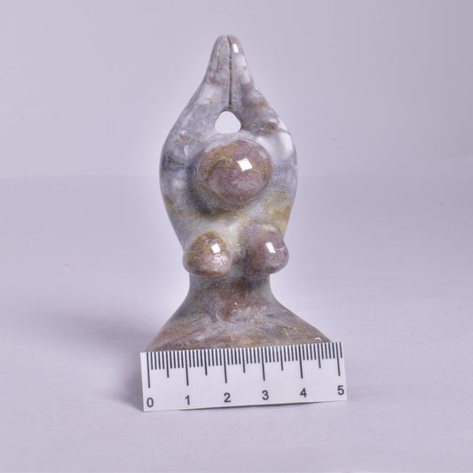 MOSS AGATE FEMALE YOGA POSE P123