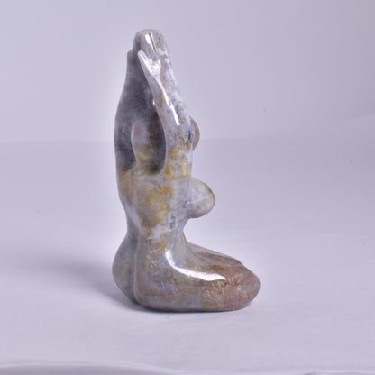 MOSS AGATE FEMALE YOGA POSE P123