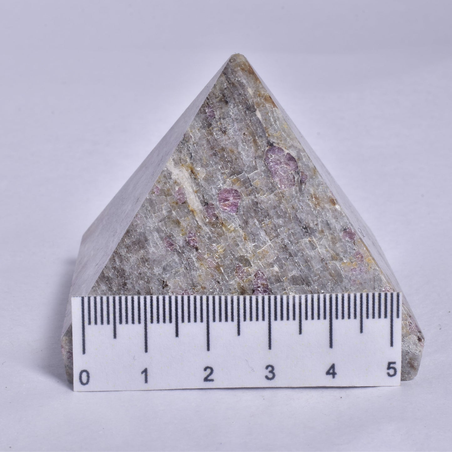 RUBY IN MATRIX CRYSTAL PYRAMID P124