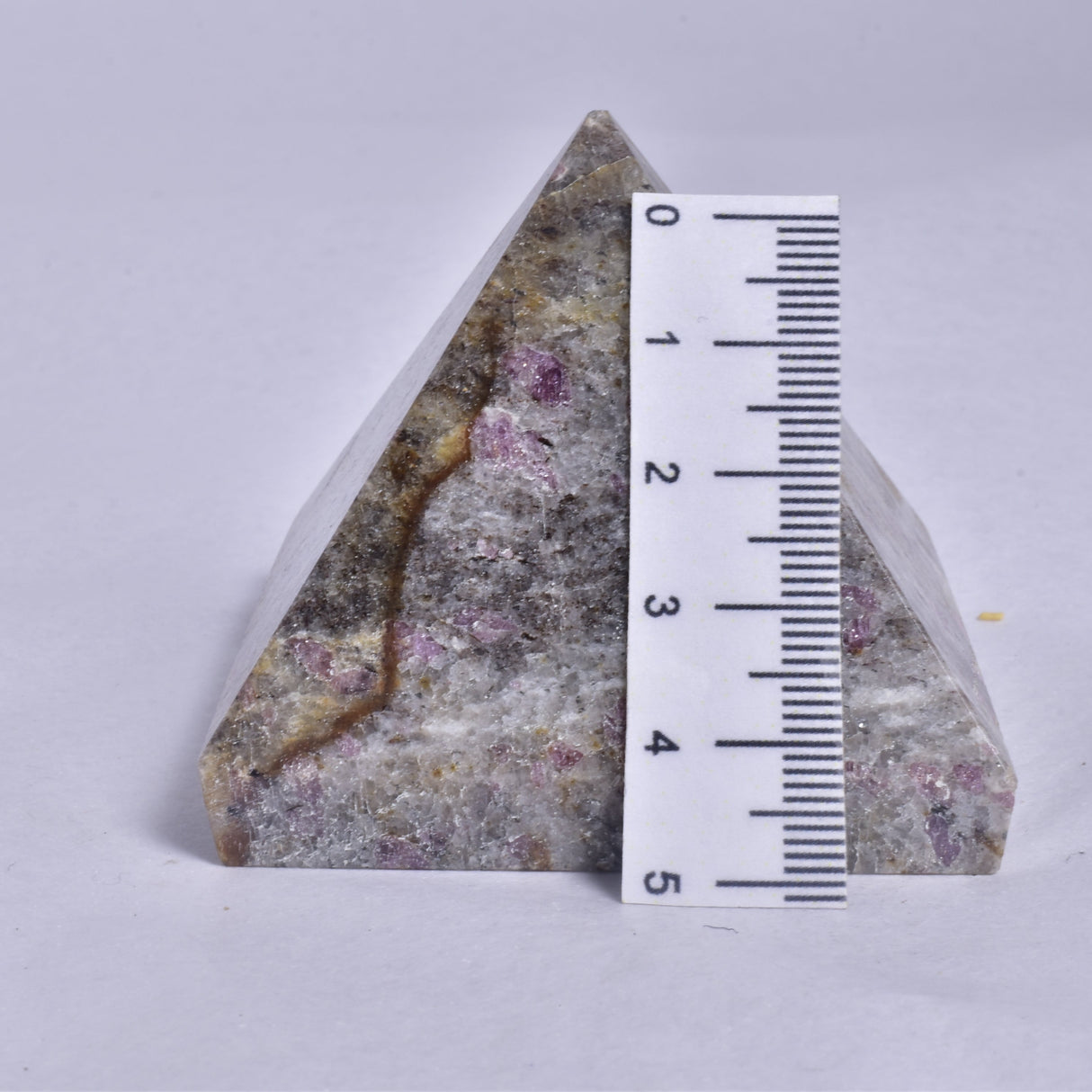 RUBY IN MATRIX CRYSTAL PYRAMID P124