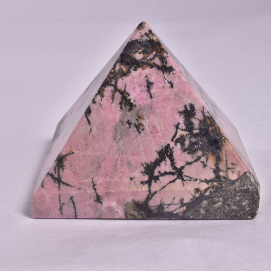 RHODONITE CRYSTAL PYRAMID P125