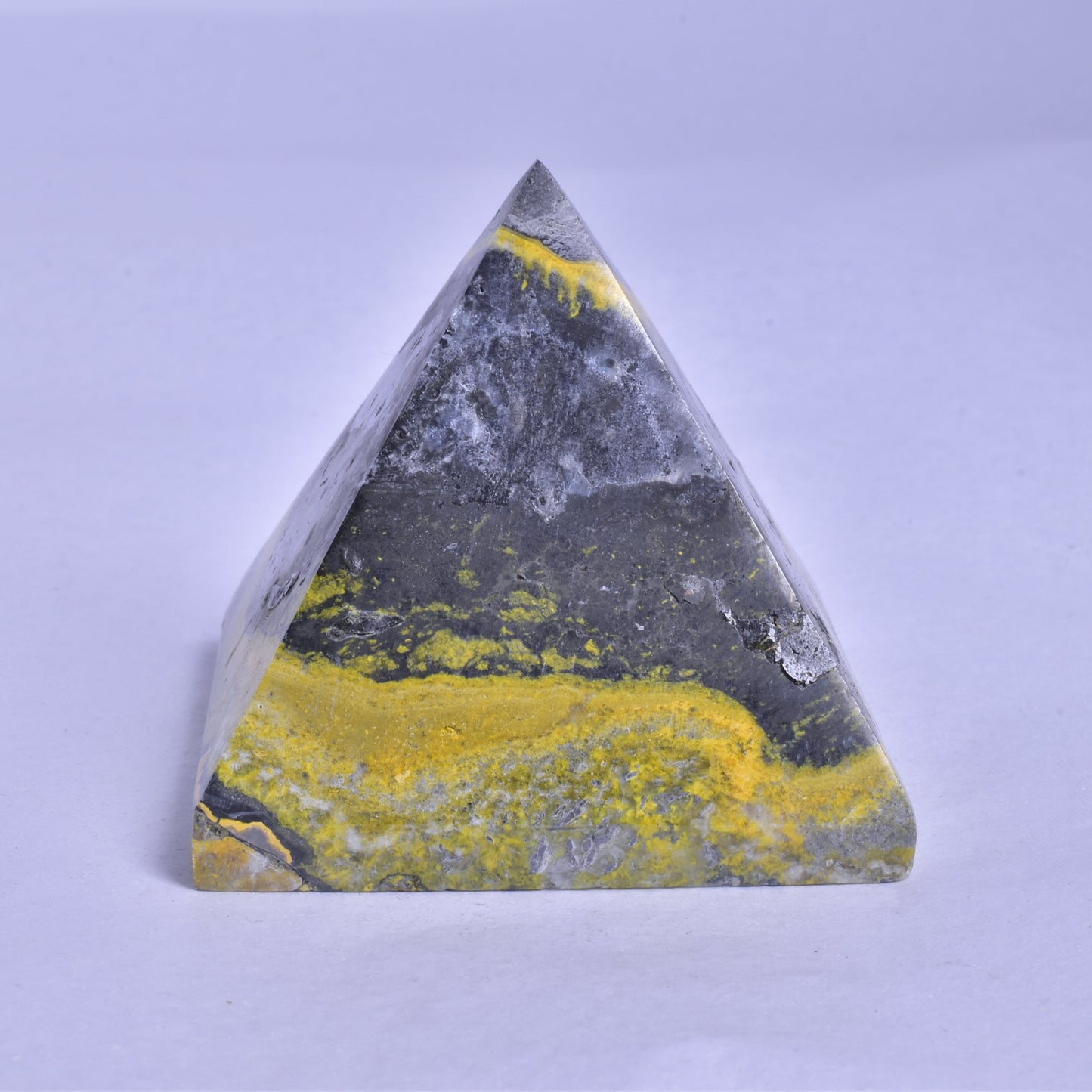 BUMBLEBEE JASPER CRYSTAL PYRAMID P944