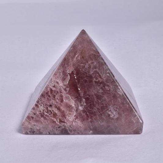 STRAWBERRY QUARTZ CRYSTAL PYRAMID P948
